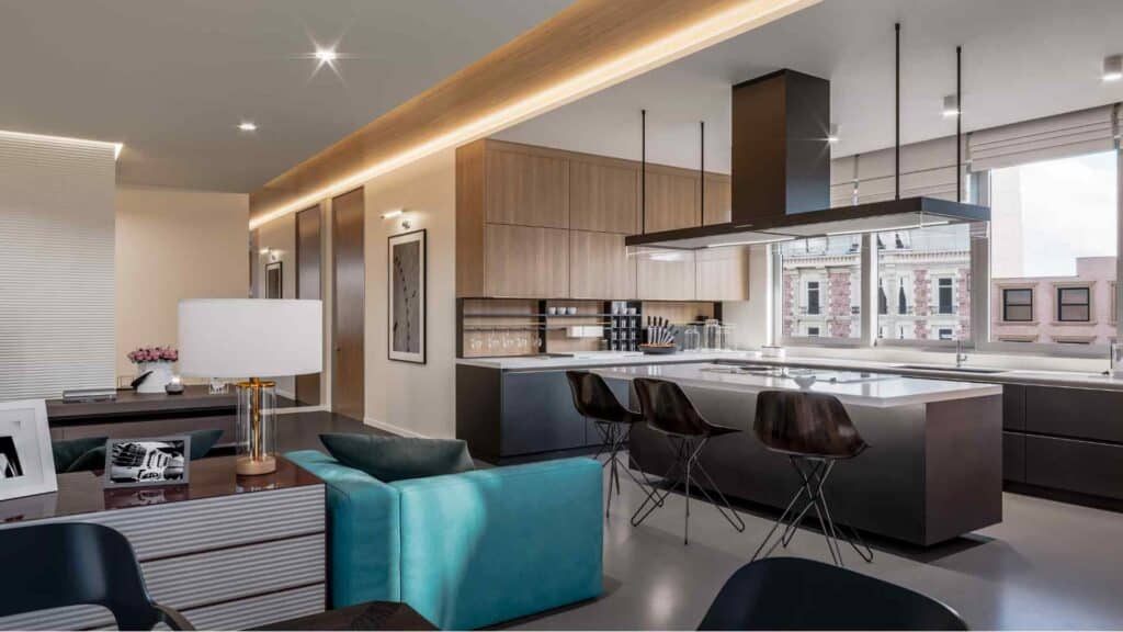 Cuisine moderne de luxe