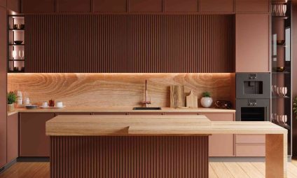 cuisine en bois de luxe