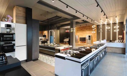 Showroom d'une cuisine de luxe